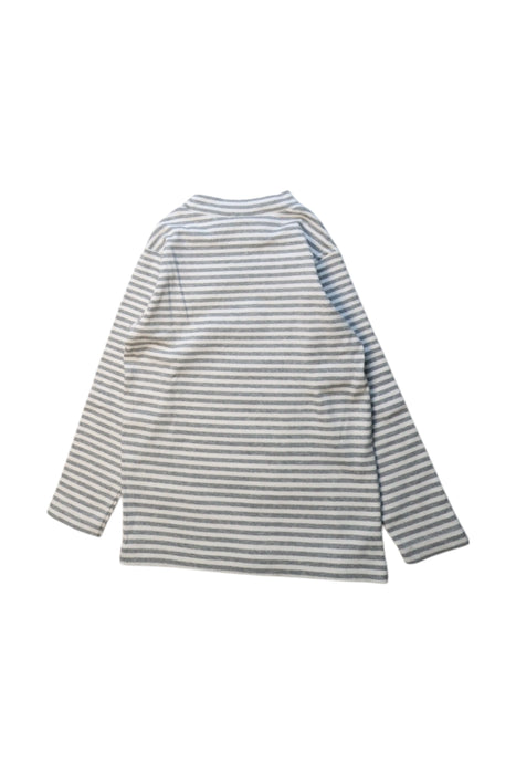 A White Long Sleeve T Shirts from Chickeeduck in size 4T for boy. (Back View)