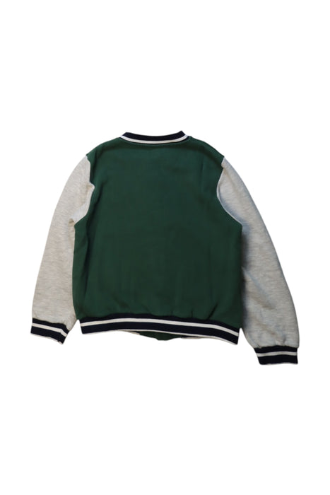 A Green Lightweight Jackets from Petit Bateau in size 6T for boy. (Back View)