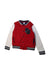 A Red Lightweight Jackets from Petit Bateau in size 6T for boy. (Front View)