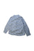 A Blue Long Sleeve Shirts from Petit Bateau in size 6T for boy. (Back View)