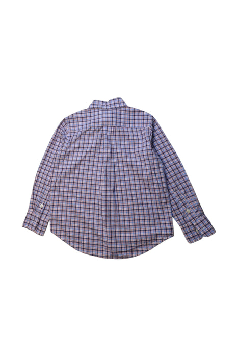 A Blue Long Sleeve Shirts from Ralph Lauren in size 4T for boy. (Back View)