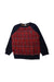 A Red Crewneck Sweatshirts from Petit Bateau in size 6T for boy. (Front View)
