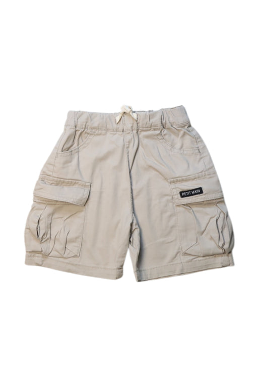 A Beige Shorts from Petit Main in size 18-24M for boy. (Front View)