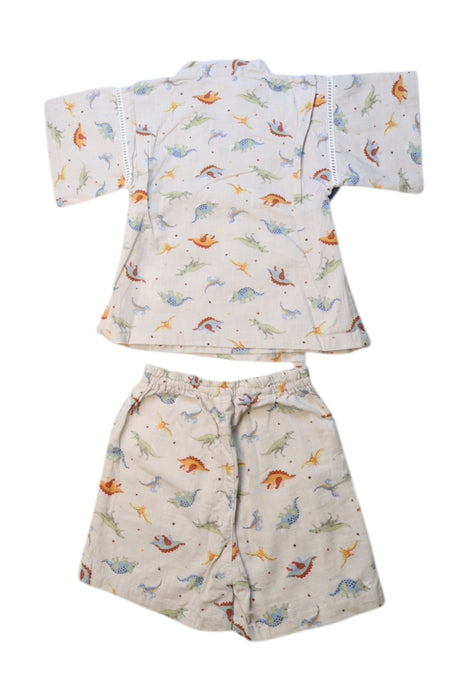 A Multicolour Shorts Sets from Petit Main in size 18-24M for boy. (Back View)