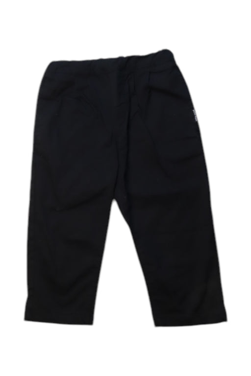A Black Casual Pants from Petit Main in size 18-24M for boy. (Front View)