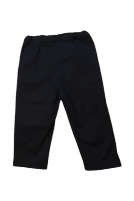 A Black Casual Pants from Petit Main in size 18-24M for boy. (Back View)