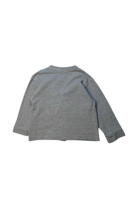 A Grey Cardigans from Kladskap in size 18-24M for boy. (Back View)
