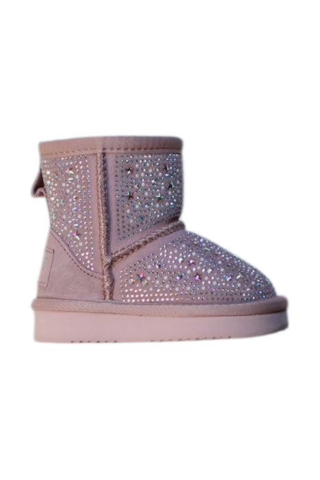 A Pink Booties from Lelli Kelly in size 3T for girl. (Front View)