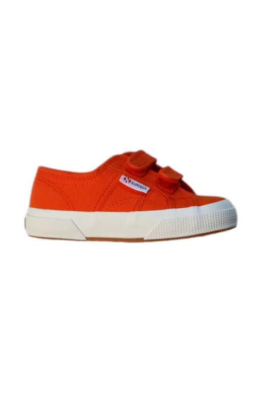 A Orange Sneakers from Superga in size 4T for neutral. (Front View)