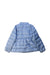 A Blue Puffer/Quilted Jackets from Moncler in size 3T for girl. (Back View)
