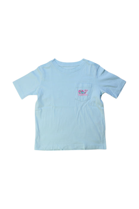 A Blue Short Sleeve T Shirts from Vineyard Vines in size 2T for girl. (Front View)