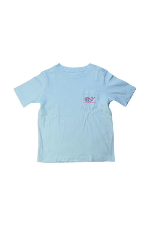A Blue Short Sleeve T Shirts from Vineyard Vines in size 2T for girl. (Front View)