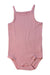 A Pink Sleeveless Bodysuits from Bout'Chou in size 3T for girl. (Front View)