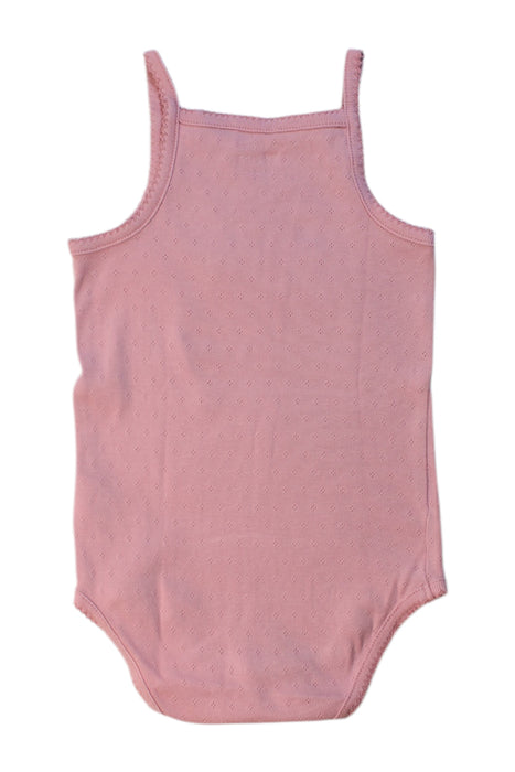 A Pink Sleeveless Bodysuits from Bout'Chou in size 3T for girl. (Back View)