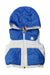 A Blue Outerwear Vests from Moncler in size 12-18M for boy. (Front View)