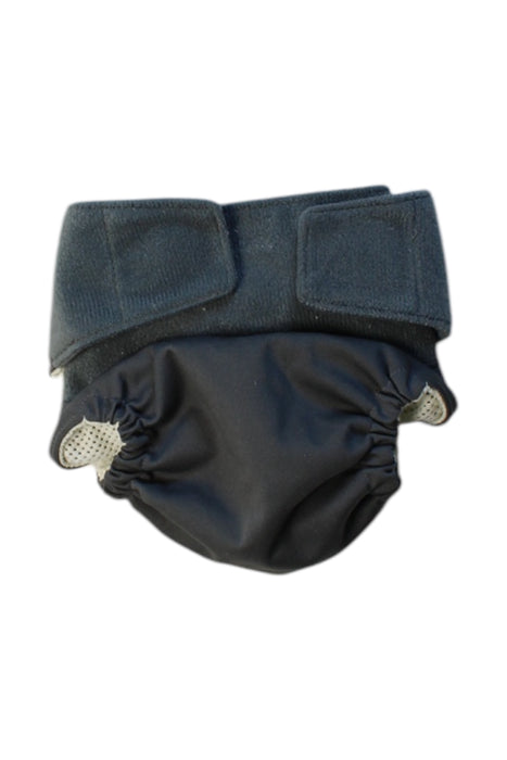 A Black Cloth Diapers from GroVia in size O/S for boy. (Back View)