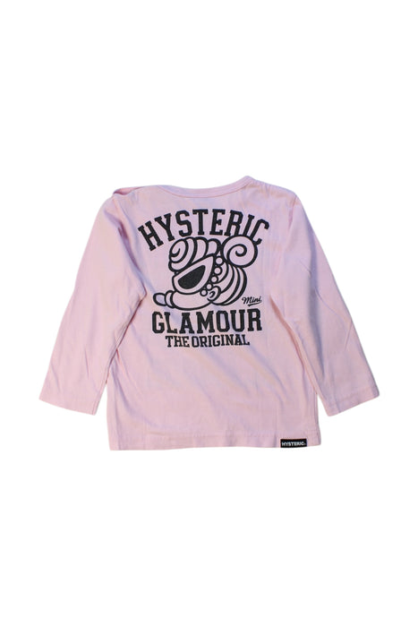 A Pink Long Sleeve T Shirts from Hysteric Mini in size 18-24M for girl. (Back View)