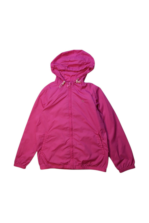 A Pink Lightweight Jackets from Chickeeduck in size 10Y for girl. (Front View)