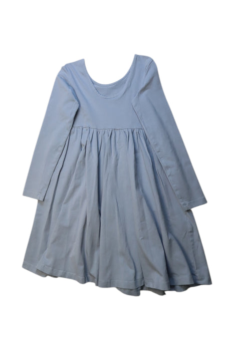 A Blue Long Sleeve Dresses from Hanna Andersson in size 8Y for girl. (Back View)