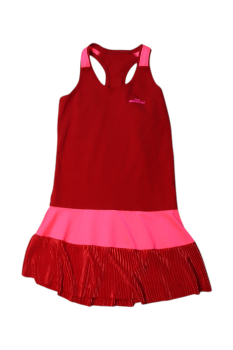 A Red Sleeveless Dresses from Zoe Alexander in size 8Y for girl. (Front View)