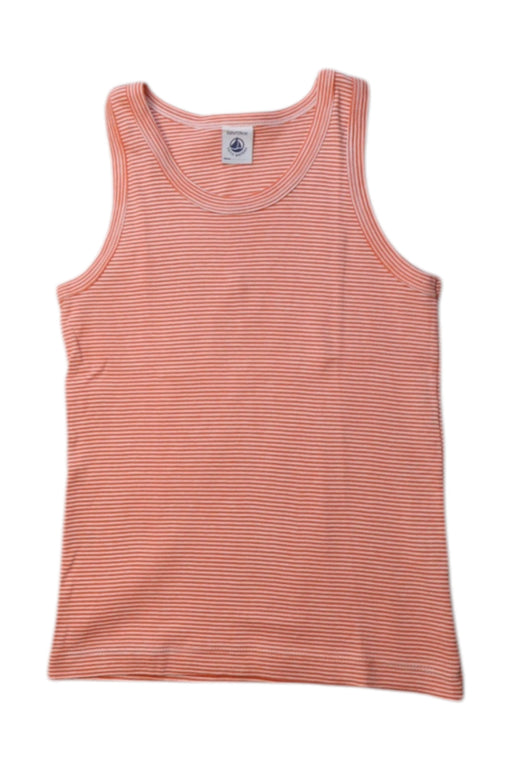 A Pink Sleeveless Tops from Petit Bateau in size 8Y for boy. (Front View)