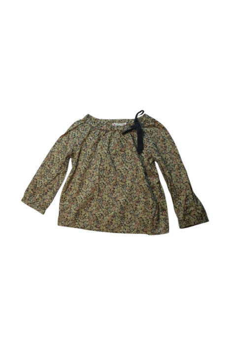 A Multicolour Long Sleeve Tops from Bonpoint in size 4T for girl. (Front View)