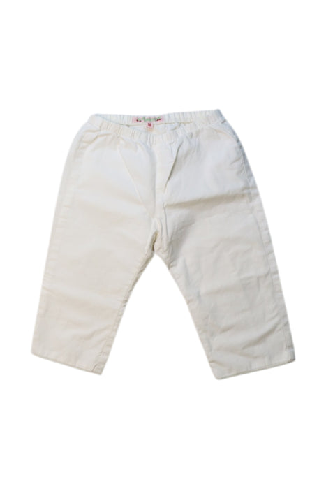 A White Casual Pants from Bonpoint in size 12-18M for girl. (Front View)