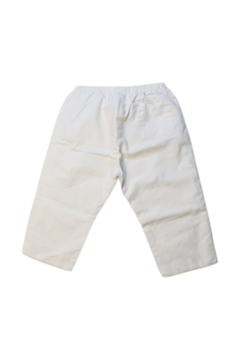 A White Casual Pants from Bonpoint in size 12-18M for girl. (Back View)