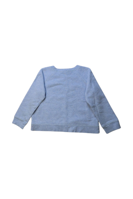 A Blue Crewneck Sweatshirts from Bonpoint in size 6T for girl. (Back View)
