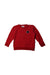 A Red Crewneck Sweatshirts from Moncler in size 3T for boy. (Front View)