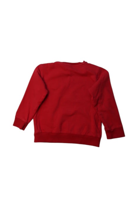 A Red Crewneck Sweatshirts from Moncler in size 3T for boy. (Back View)