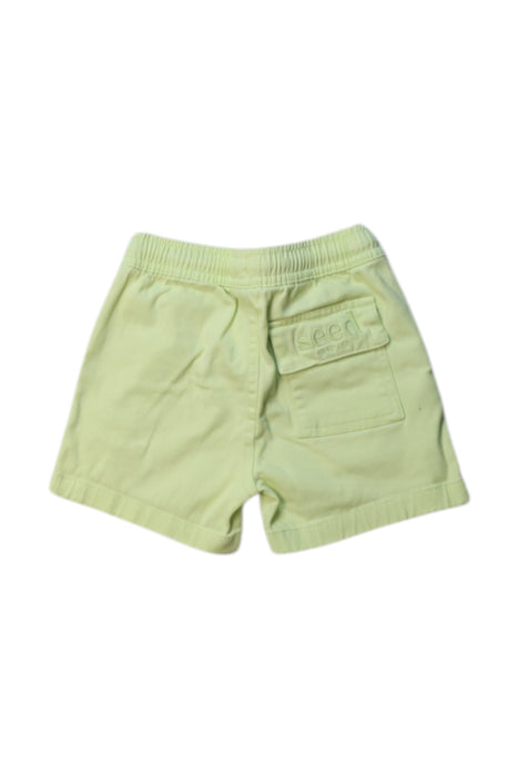 A Yellow Shorts from Seed in size 3T for boy. (Back View)