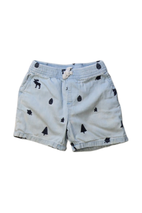 A Blue Shorts from Seed in size 3T for boy. (Front View)