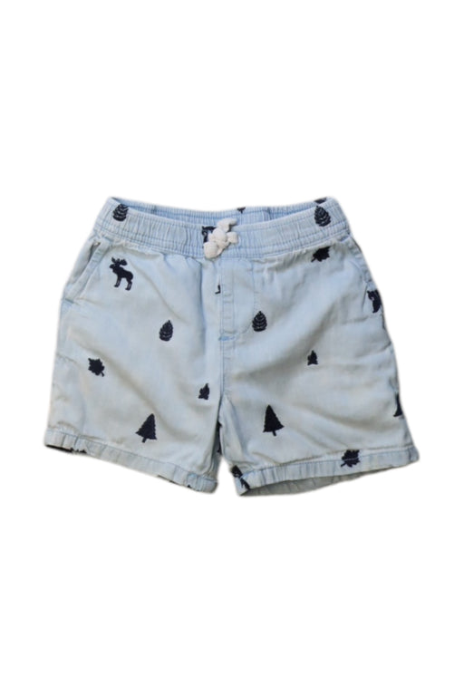 A Blue Shorts from Seed in size 3T for boy. (Front View)