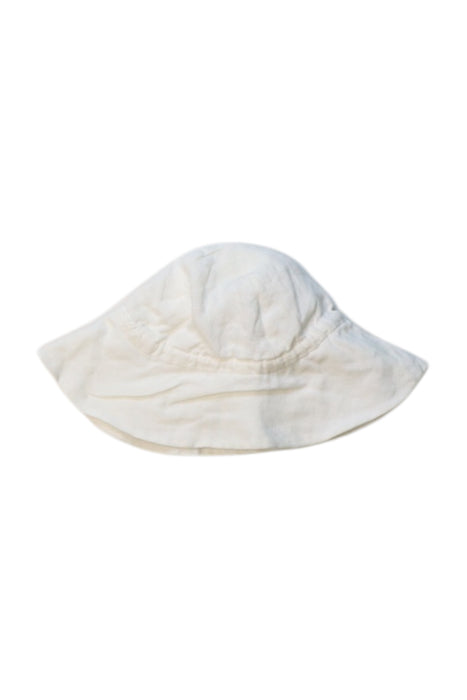 A White Sun Hats from Bonpoint in size 2T for girl. (Front View)