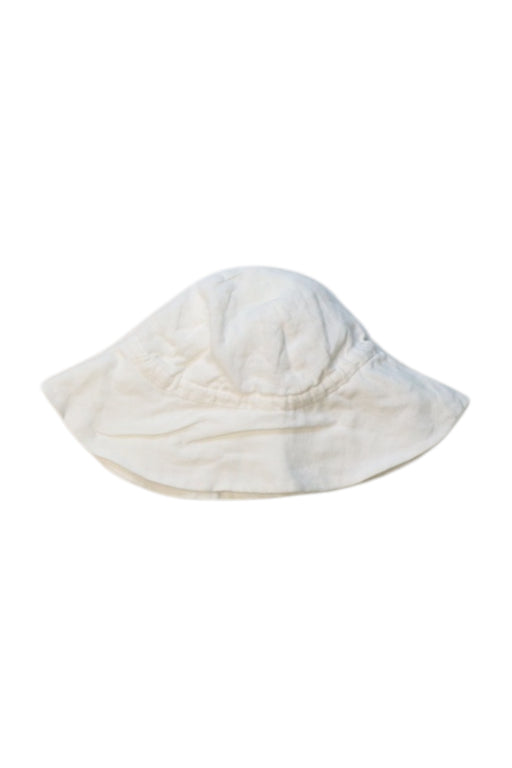 A White Sun Hats from Bonpoint in size 2T for girl. (Front View)
