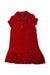 A Red Short Sleeve Dresses from Polo Ralph Lauren in size 4T for girl. (Front View)