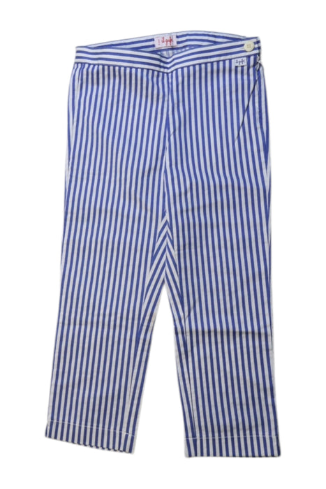 A Blue Casual Pants from Il Gufo in size 8Y for girl. (Front View)