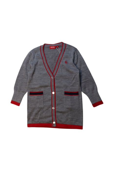 A Grey Cardigans from Ferrari in size 3T for girl. (Front View)