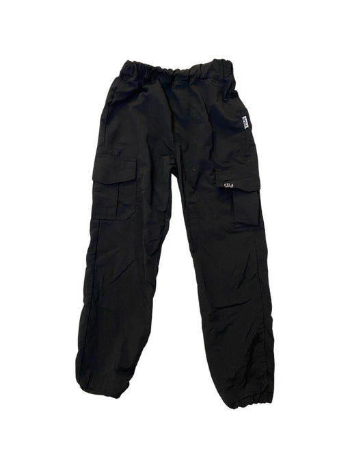 A Black Casual Pants from Fila in size 7Y for boy. (Front View)