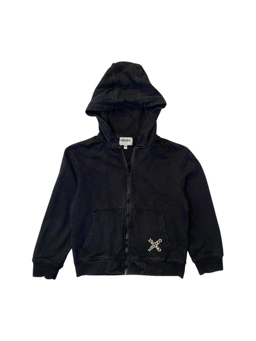 A Black Hooded Sweatshirts from Kenzo in size 8Y for boy. (Front View)