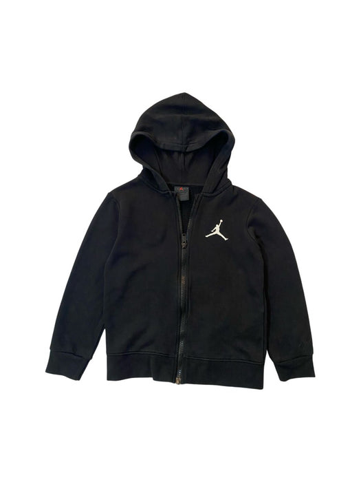 A Black Hooded Sweatshirts from Nike in size M for boy. (Front View)
