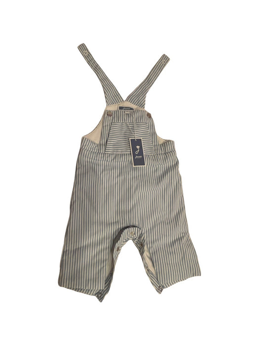 A Blue Overall Shorts from Jacadi in size 0-3M for boy. (Front View)