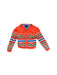 A Red Cardigans from Tommy Hilfiger in size 3T for girl. (Front View)