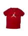 A Red Short Sleeve T Shirts from Air Jordan in size 6T for boy. (Front View)