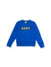 A Blue Sweatshirts from DKNY in size 8Y for neutral. (Front View)