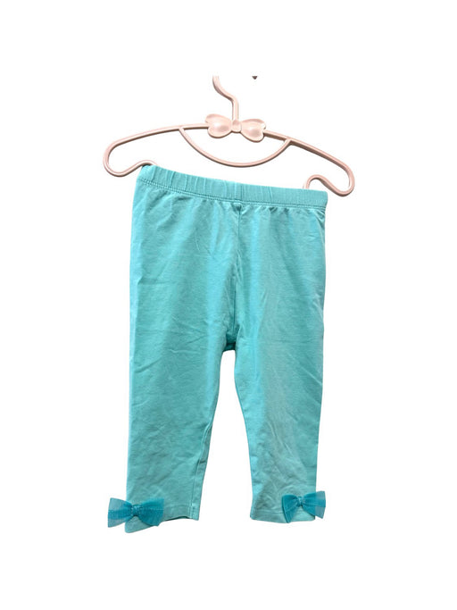 A Teal Leggings from Mides in size 2T for girl. (Front View)
