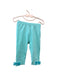 A Teal Leggings from Mides in size 2T for girl. (Front View)