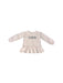 A Pink Crewneck Sweatshirts from Calvin Klein in size 3T for girl. (Front View)