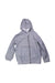 A Grey Rain Jackets from Petit Bateau in size 6T for boy. (Front View)